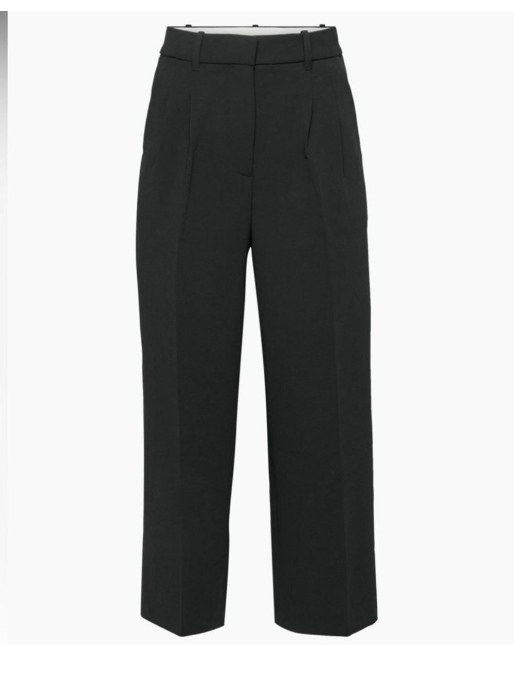 Aritzia The Effortless Pant Cropped - Crepette in Black